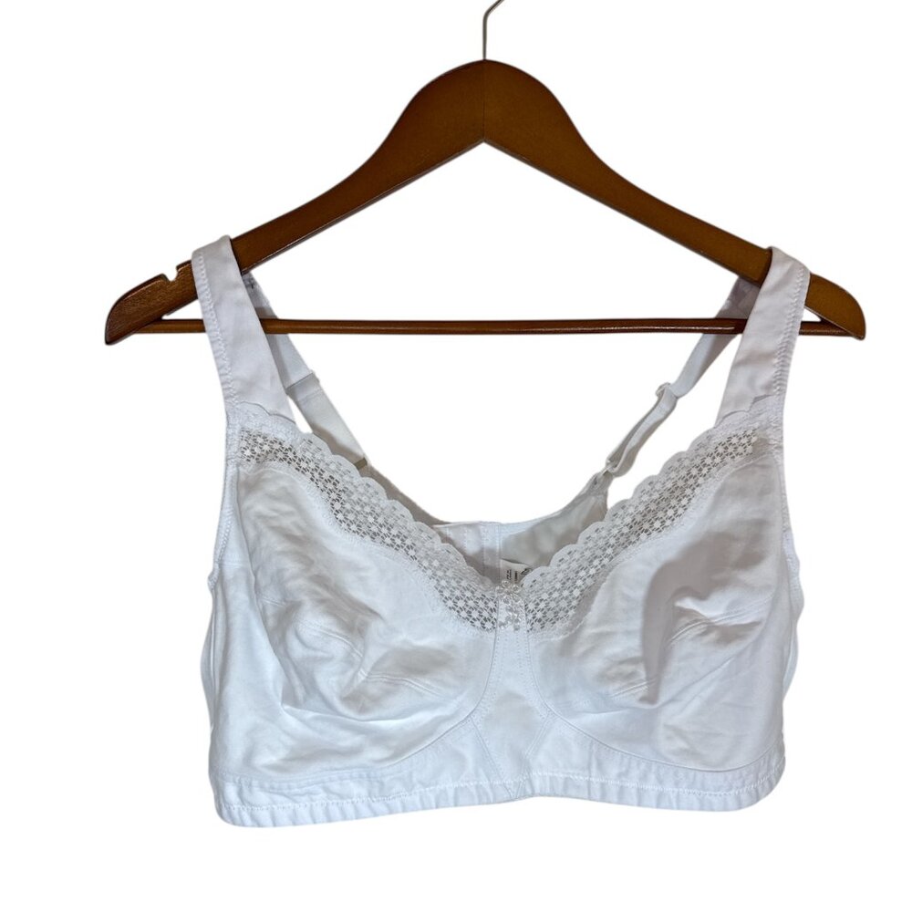 Exquisite Form 5100535 Cotton Wireless Bra Great condition Size 44C